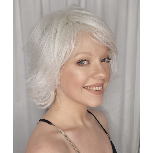 Razor Cut Shag by TressAllure in Color 1001 OPEN BOX